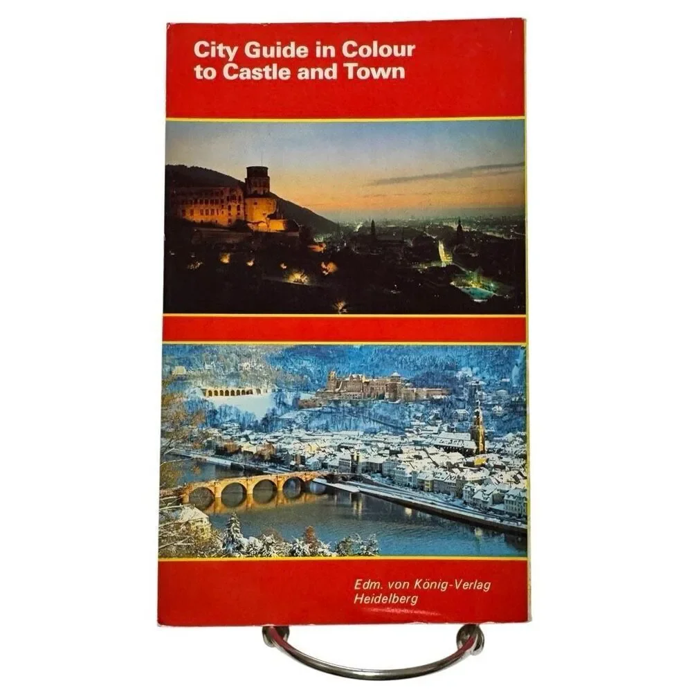 Heidelberg City Guide In Color With Foldout Map in back